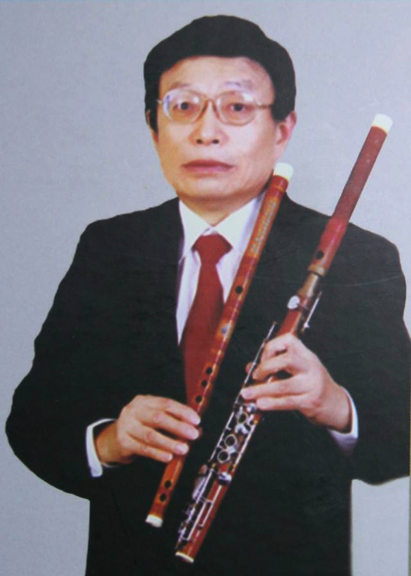 新竹笛教育家、演奏家蔡敬民
